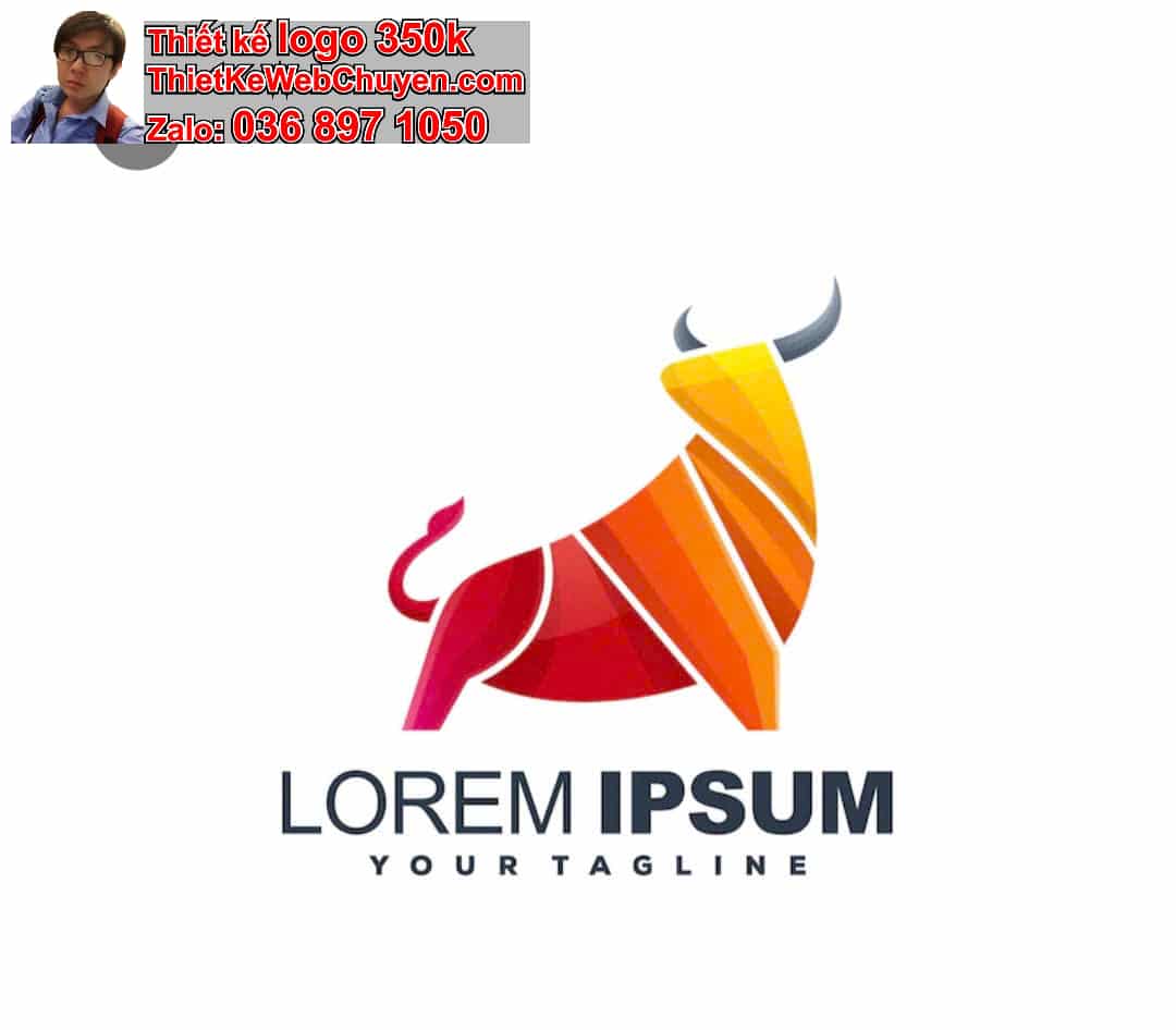 Thiết kế logo miễn phí con trâu 