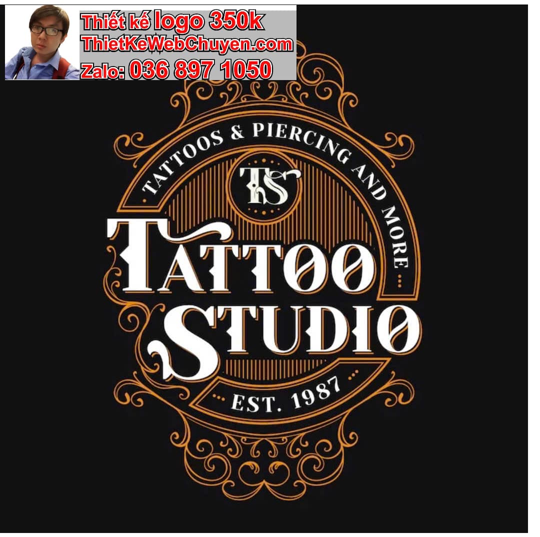 Thiết kế logo miễn phí dịch vụ xăm TATTOO