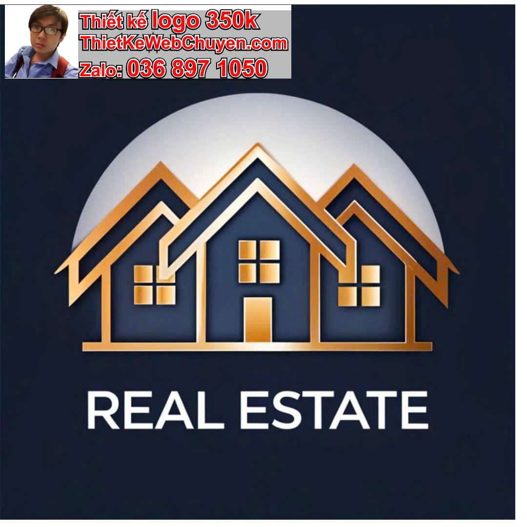 Thiết kế logo miễn phí ngôi nhà đẹp