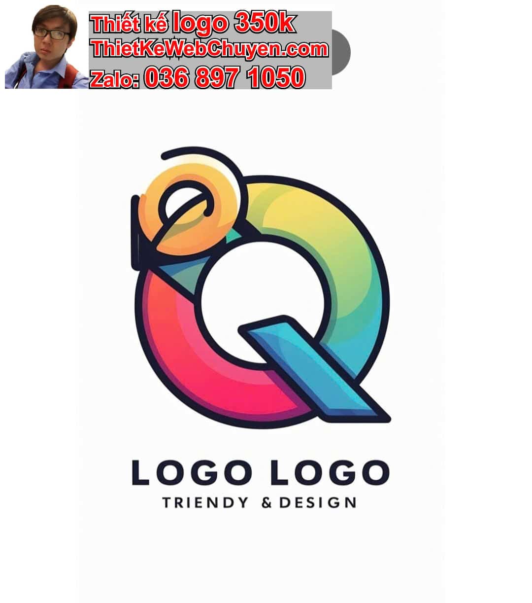 Thiết kế logo miễn phí tên Quyên