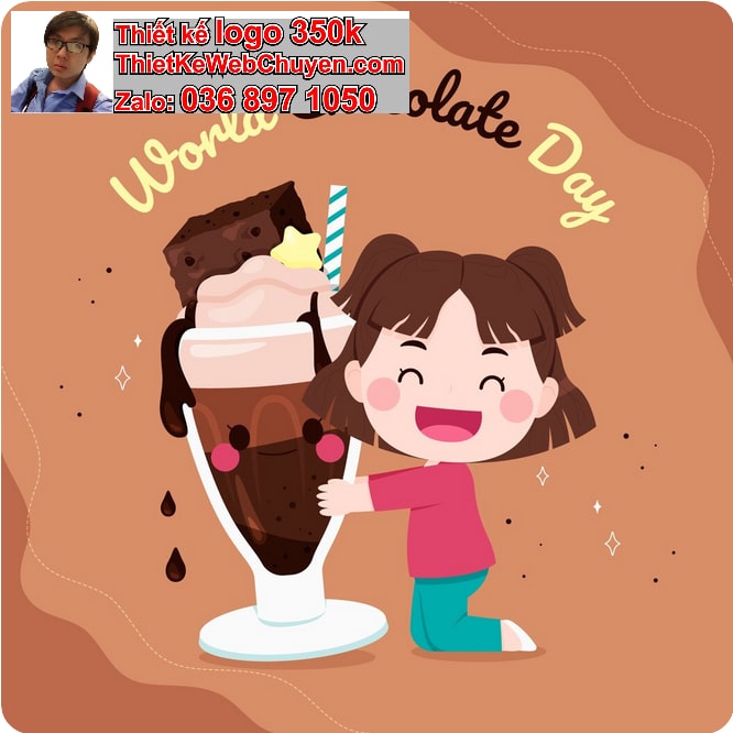 Bé Gái Chibi Ăn Socola