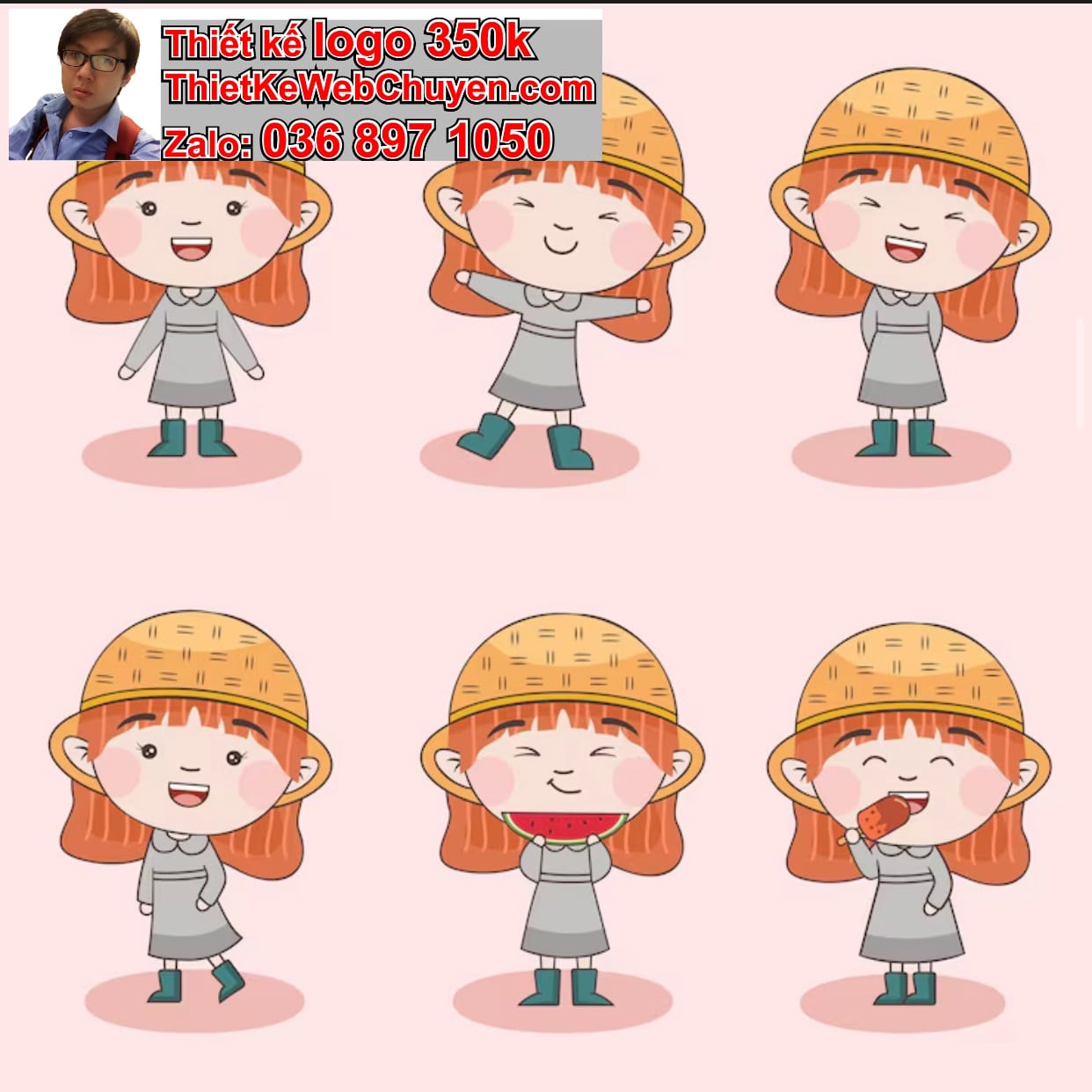 Cách tạo dáng cho nhân vật chibi