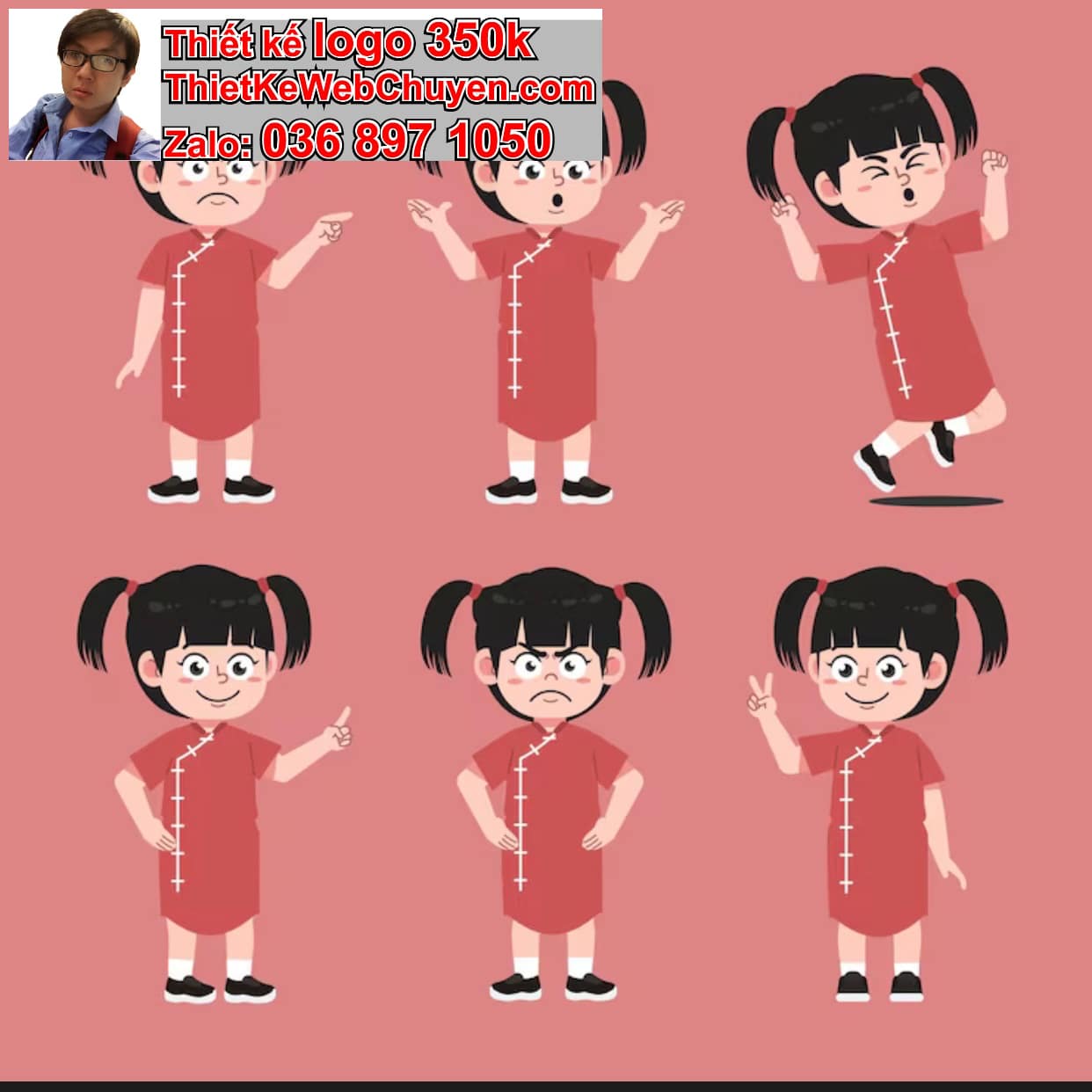 Cách tạo dáng cho nhân vật chibi