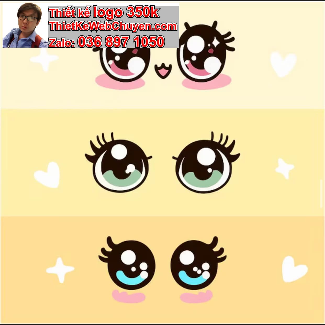 Cách vẽ mắt chibi đẹp