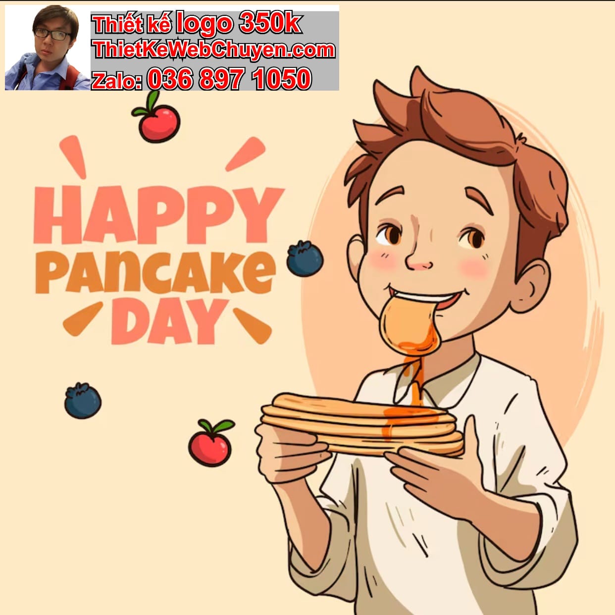 Chàng Trai Chibi Ăn Bánh Mì