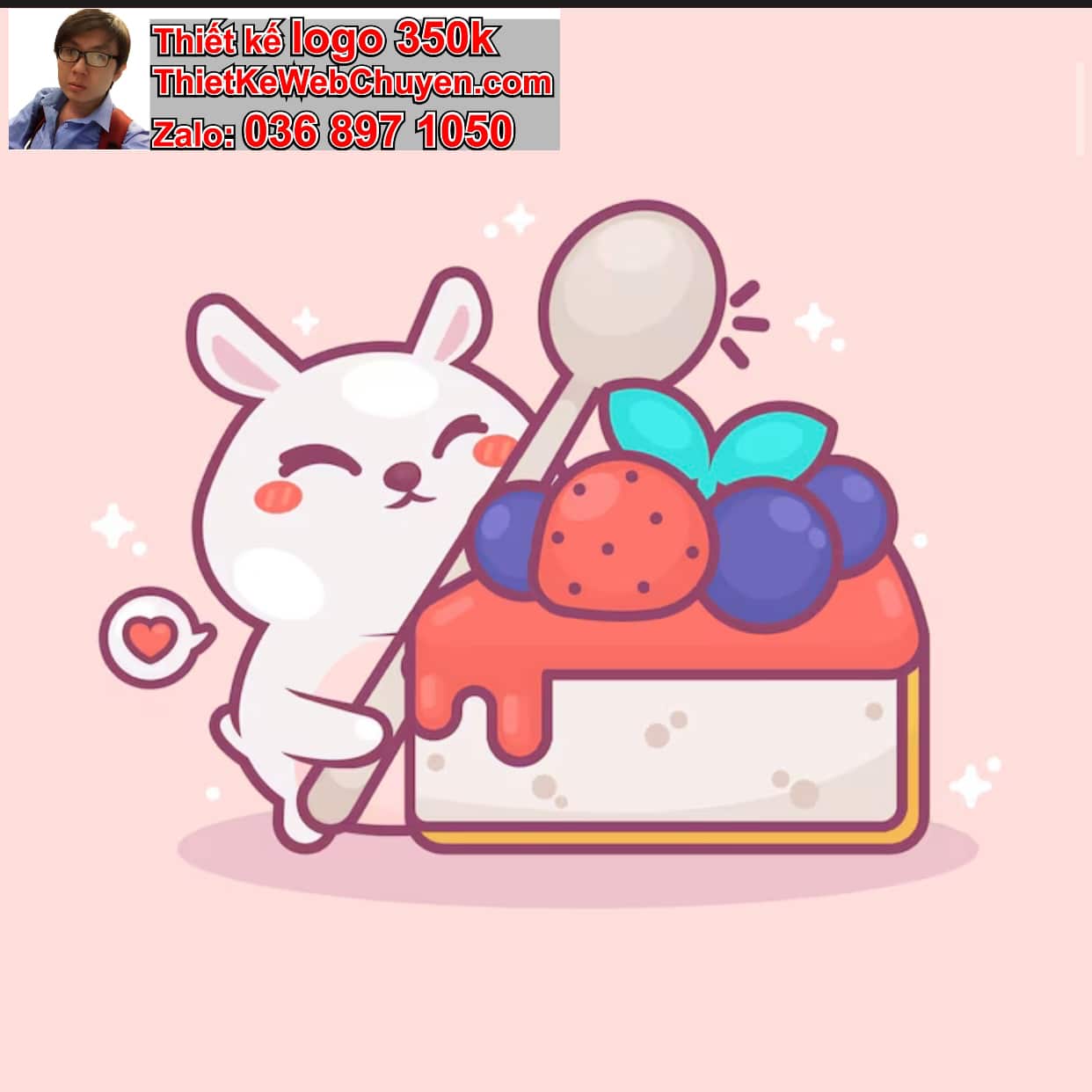 Chibi ác quỷ dễ thương ăn kem