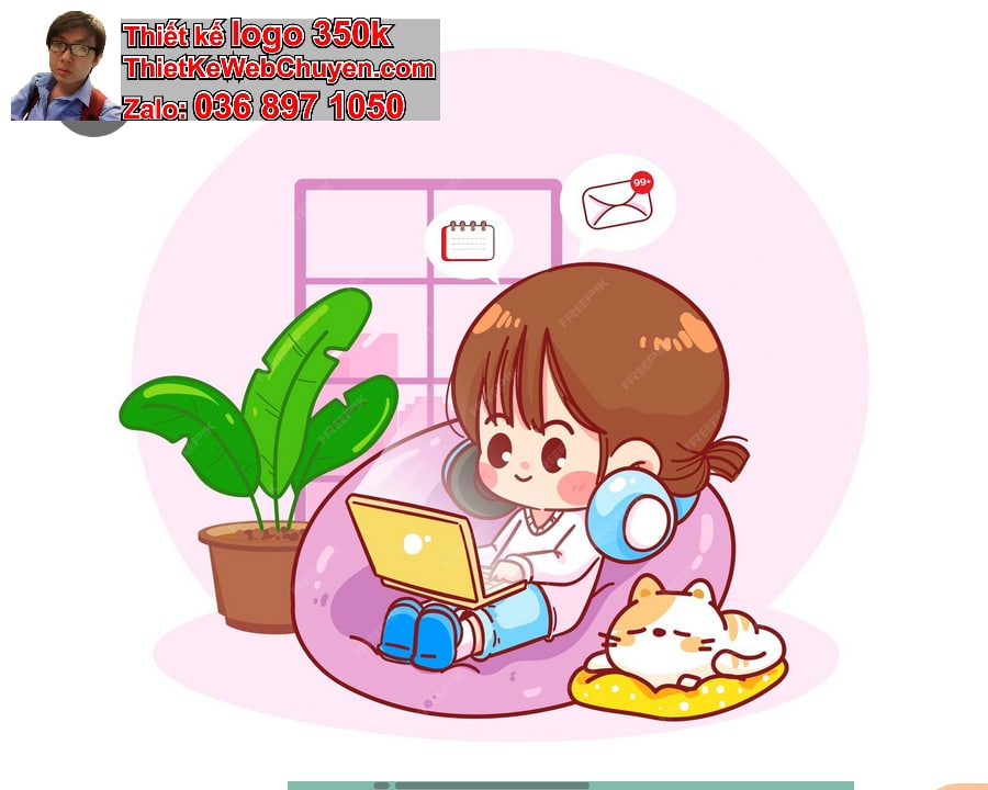 Chibi Cosplay Ngồi Trên Ghế Sofa