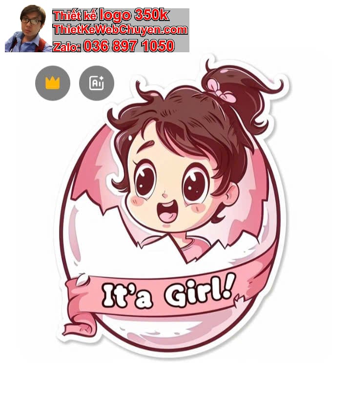 Chibi Học Sinh Má Hồng