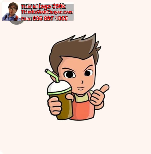 Chibi Học Sinh Uống Soda