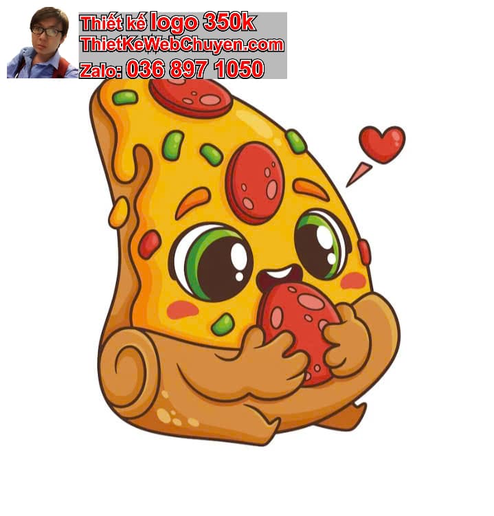 chibi ma cà rồng ăn pizza