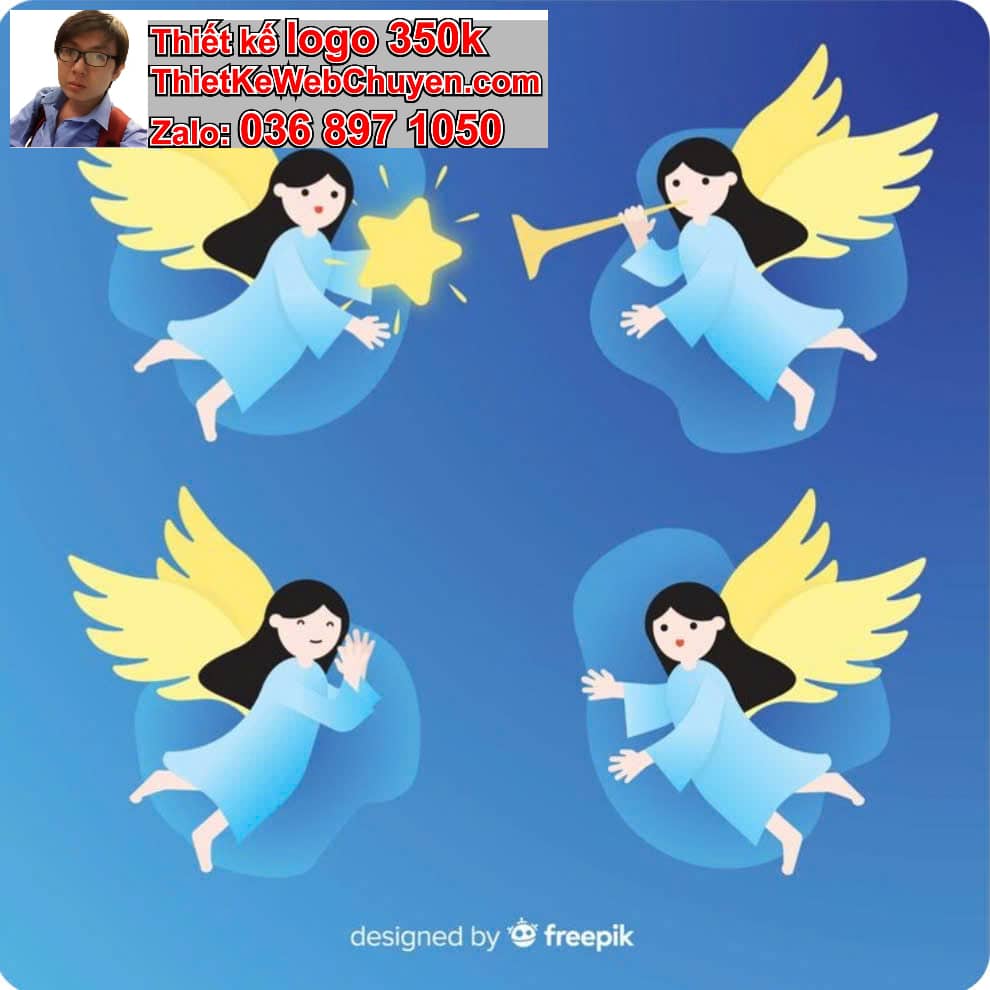 Chibi Thiên Thần Uống Nước Ép Trái Cây