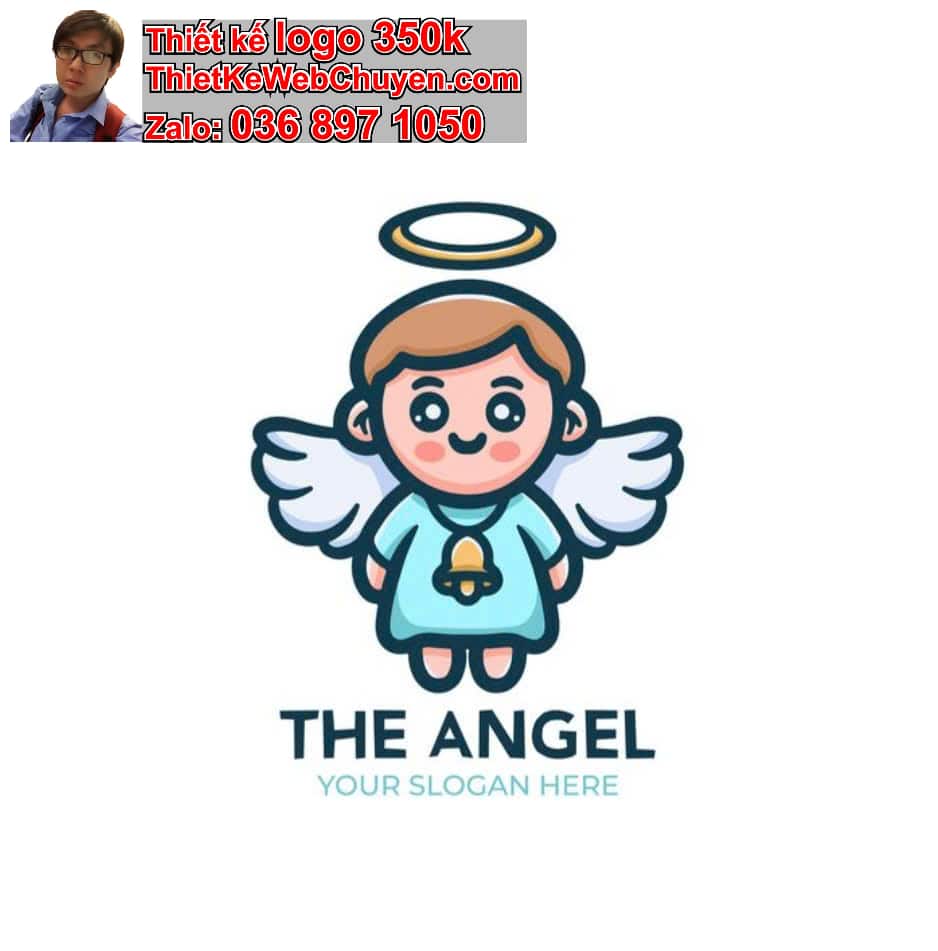 Chibi thiên thần uống soda