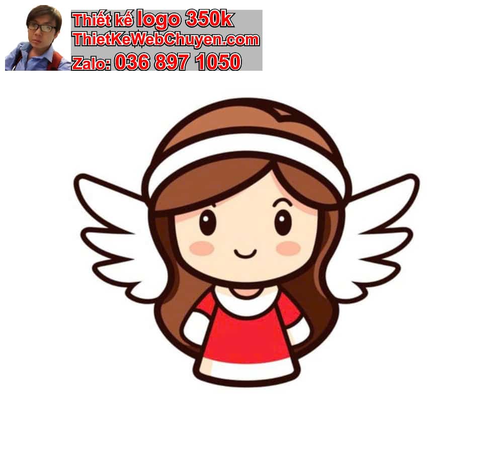 Chibi thiên thần uống sữa tươi