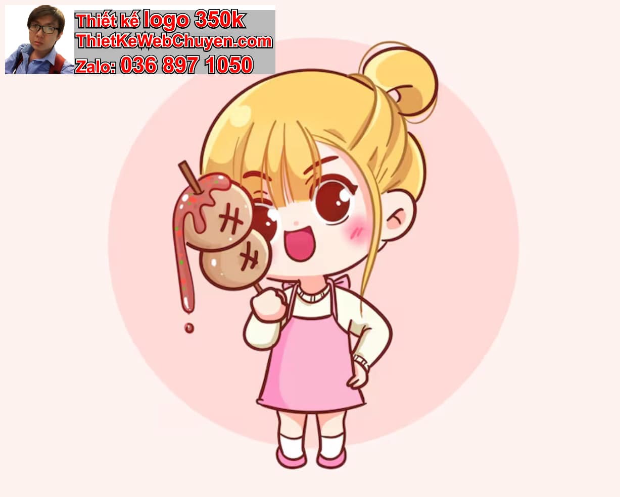 Cô gái chibi ăn vặt