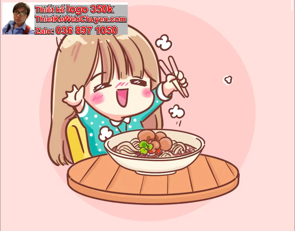 Cô gái chibi ăn vặt