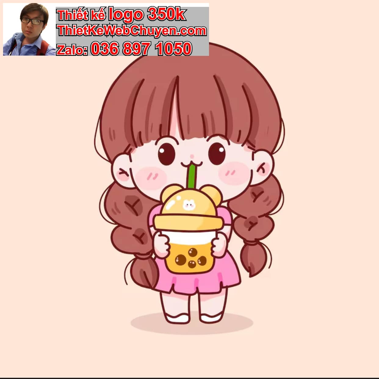 Cô gái chibi ăn vặt