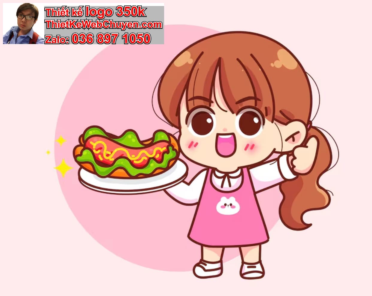 Cô gái chibi ăn vặt