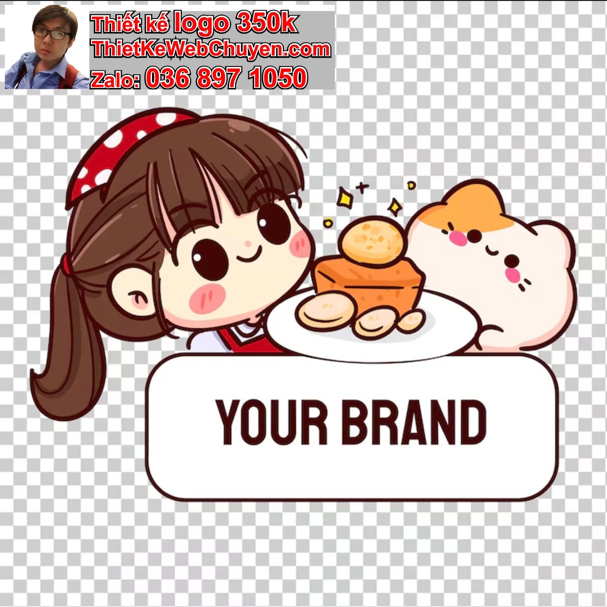 Cô gái chibi ăn vặt