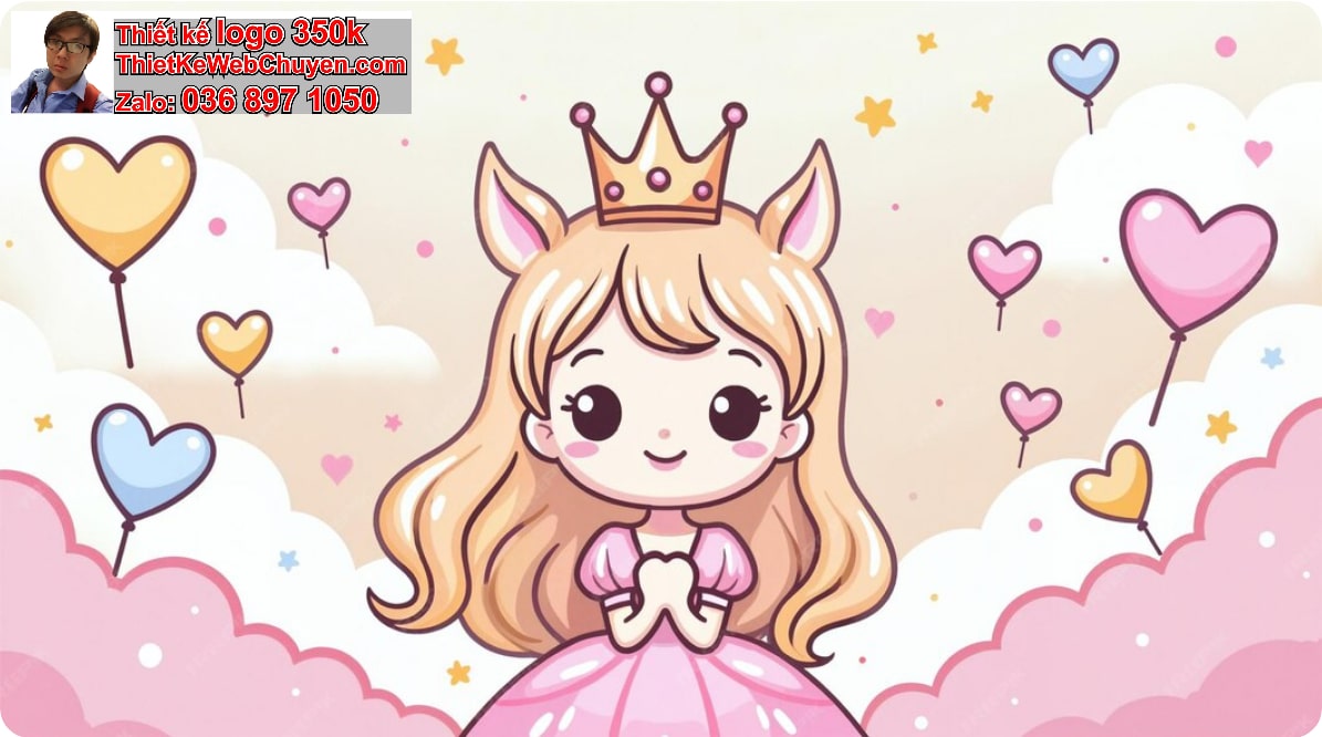 vẽ chibi làm ảnh cưới