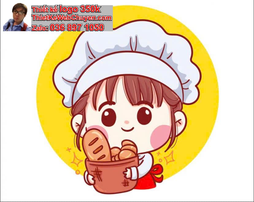 Em Bé Chibi Ăn Bánh Mì