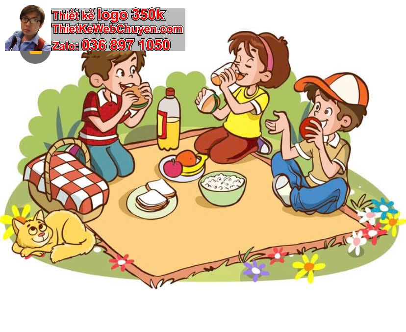 Gia đình Chibi Ăn Uống Ngoài Trời