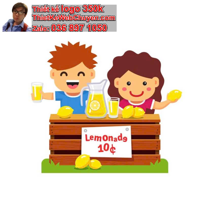 Gia đình chibi uống nước ép trái cây