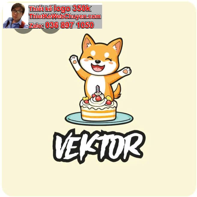 Mèo chibi ăn kem