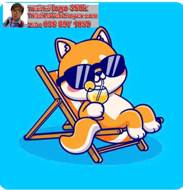 Mèo béo chibi ăn uống trên bãi biển