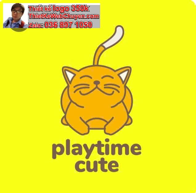 mèo béo chibi cười tít mắt