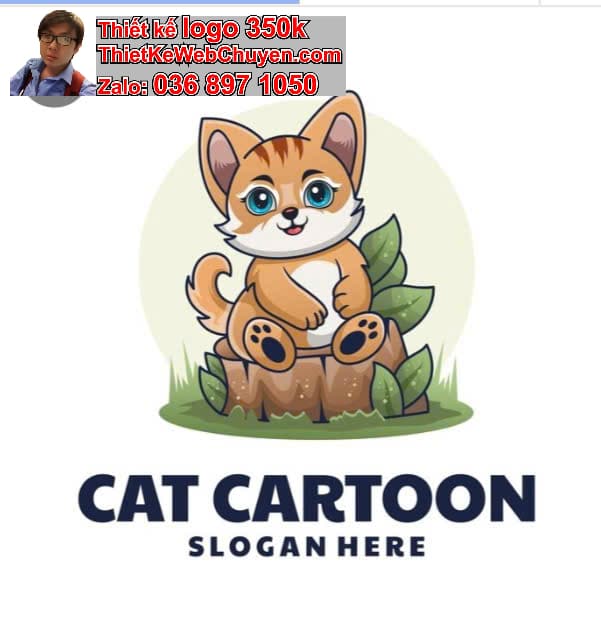 Mèo Chibi Ngồi Quán Cà Phê