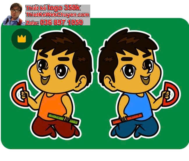 Nhân Vật Chibi Tóc Dài Biểu Cảm Buồn Nhẹ