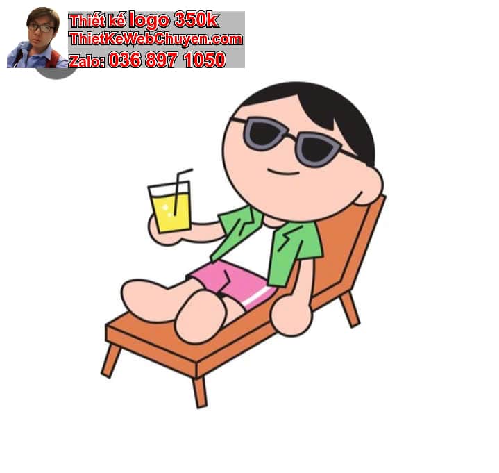 nhân vật chibi tóc dài ngồi vỉa hè