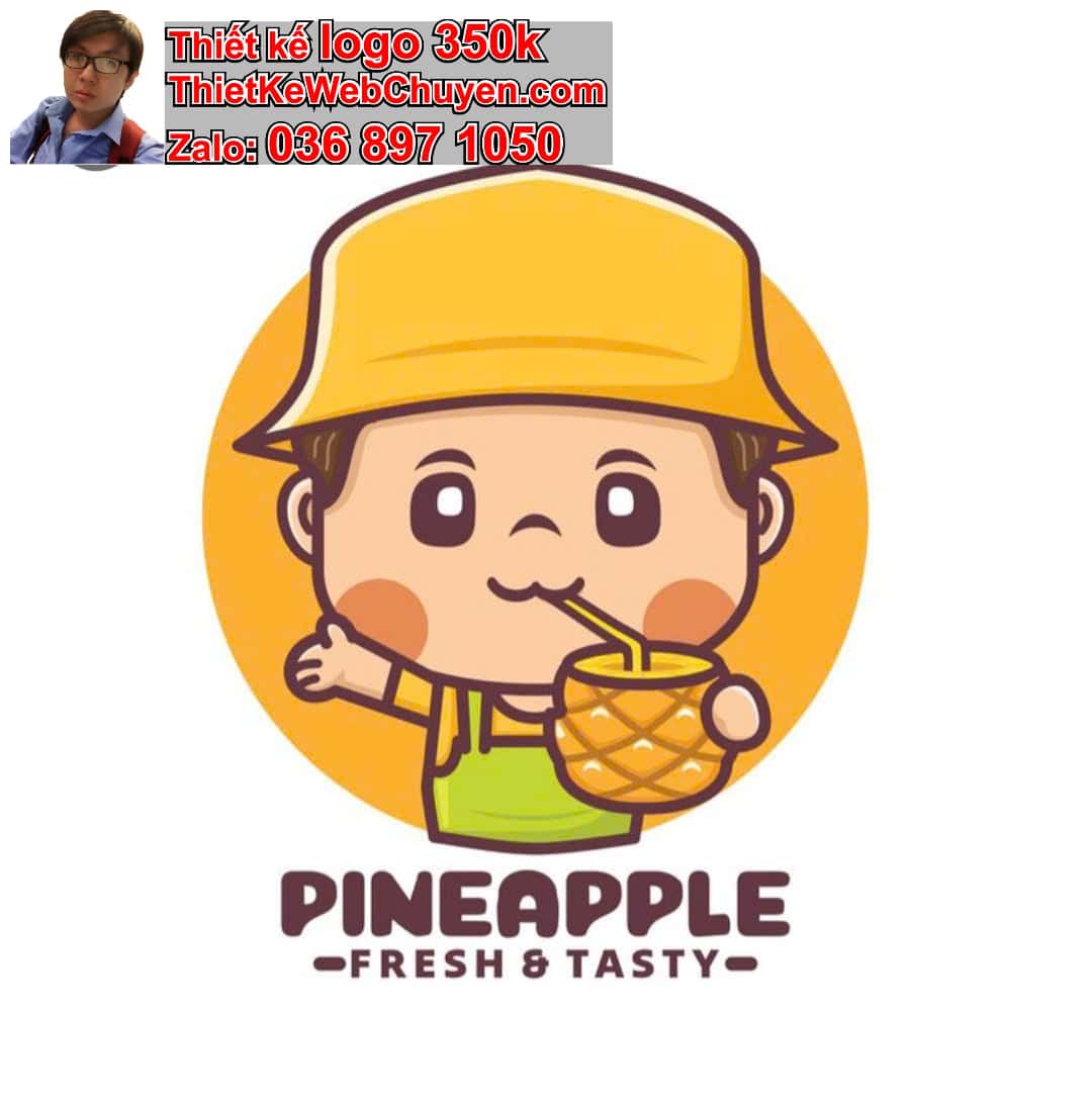 Nhân vật chibi tóc xoăn ăn uống trong công viên