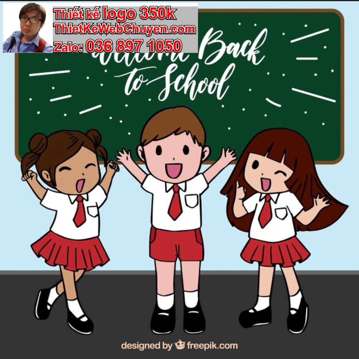 Thiết kế chibi cho kỷ yếu