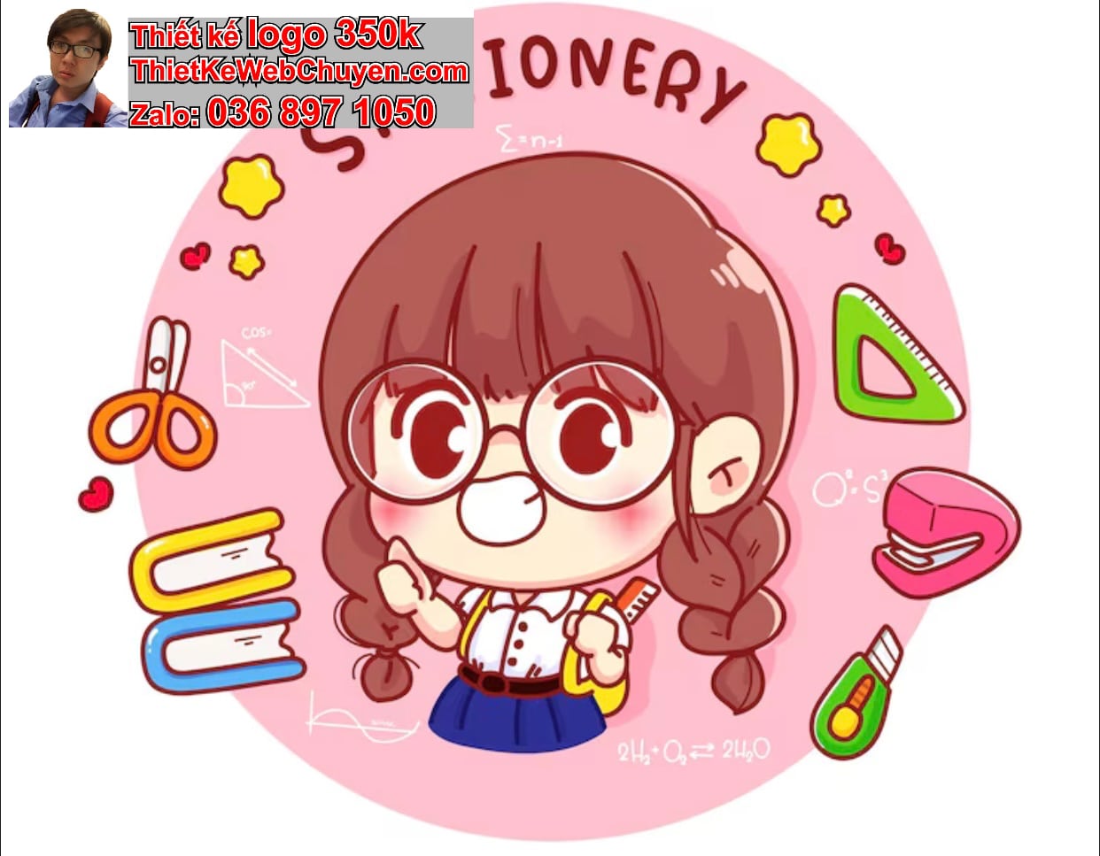 Thiết kế chibi cho kỷ yếu