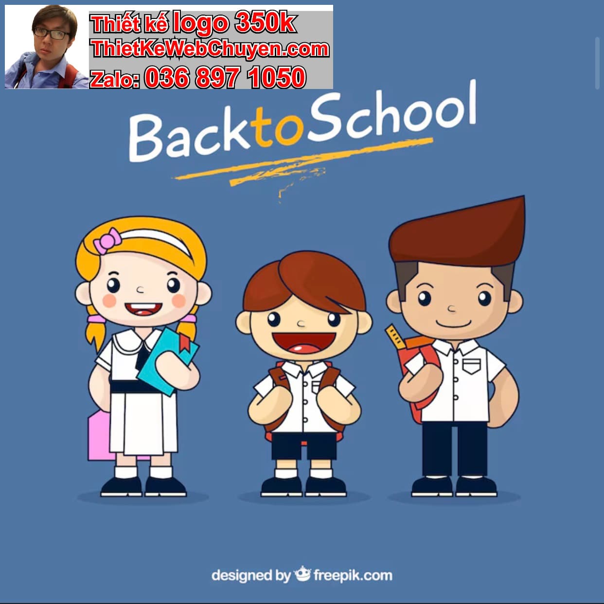 Thiết kế chibi cho kỷ yếu