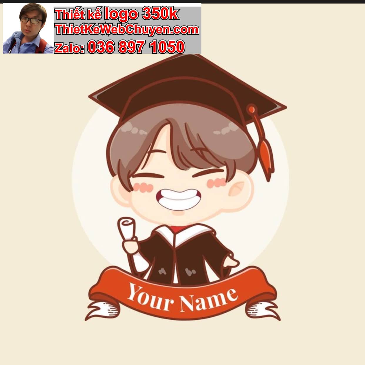 Thiết kế chibi kỷ yếu học sinh