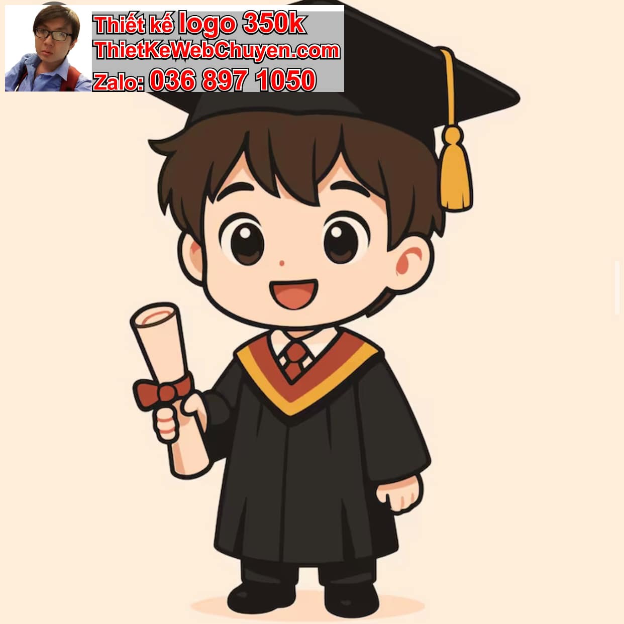 Thiết kế chibi kỷ yếu học sinh