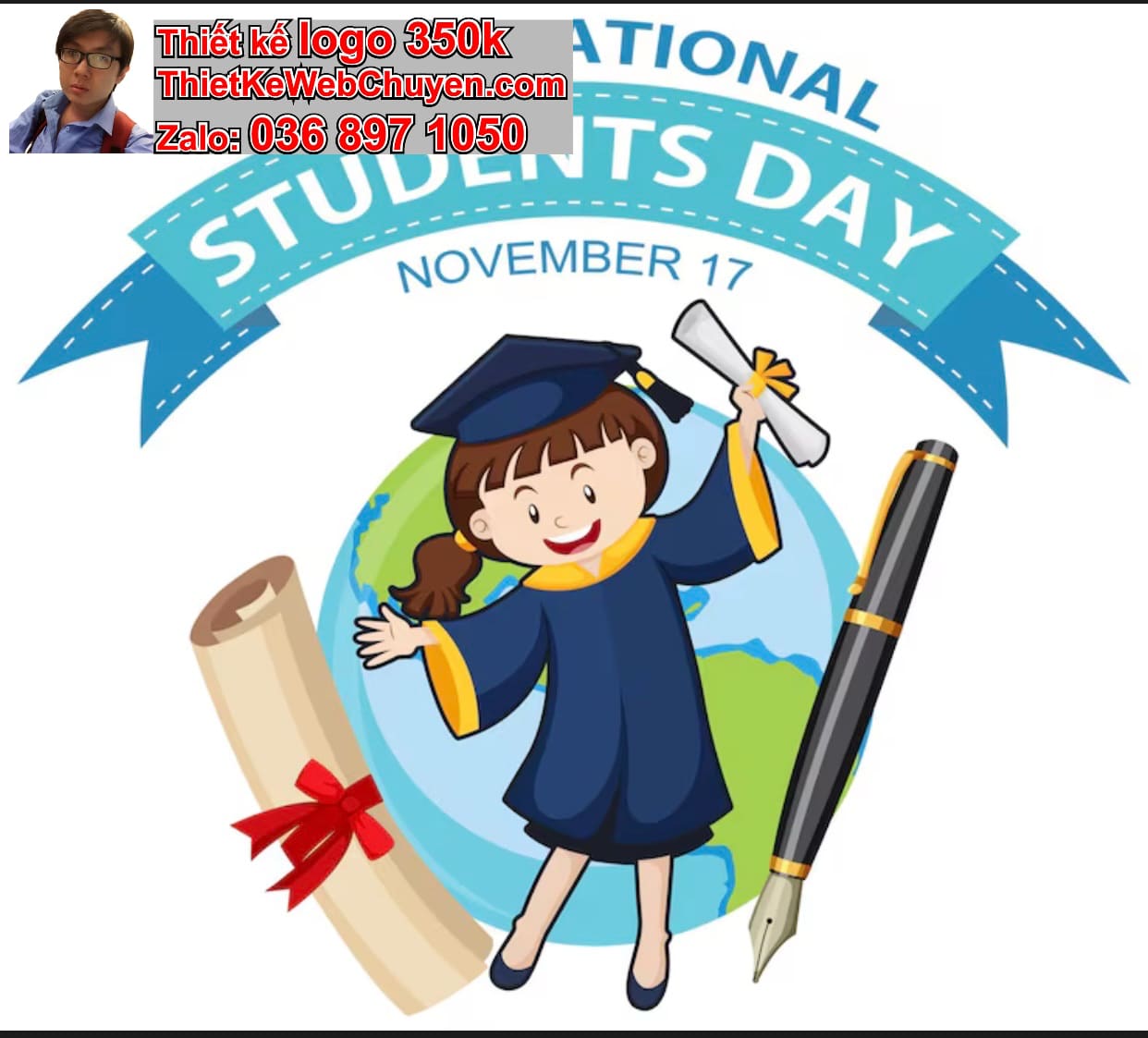 Thiết kế chibi kỷ yếu học sinh