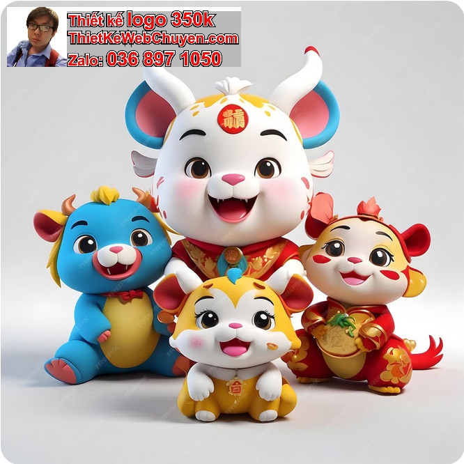 Thiết kế linh vật 3D