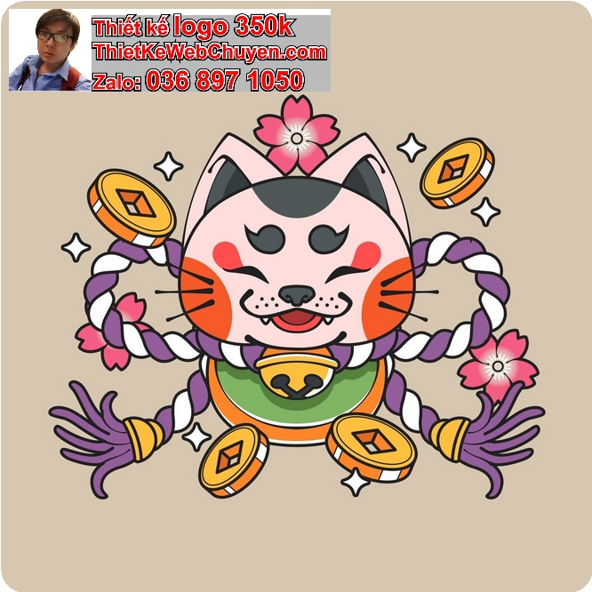 Thiết kế linh vật phong cách Nhật