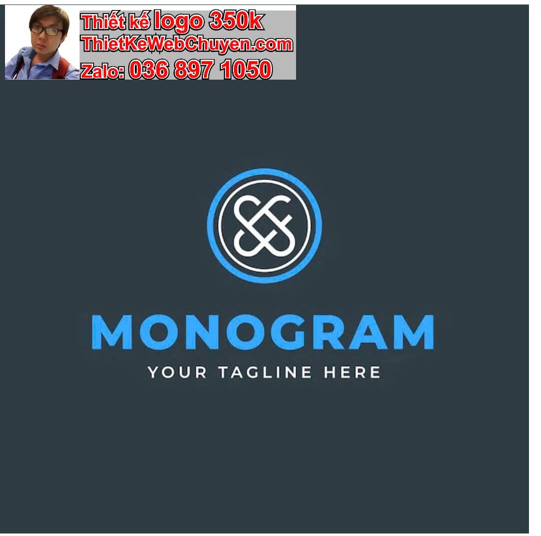 thiết kế logo công ty monogram