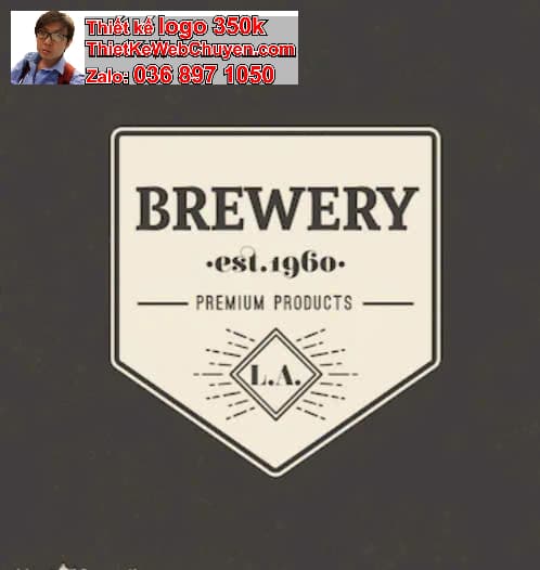 Thiết kế logo miễn phí badge giá rẻ