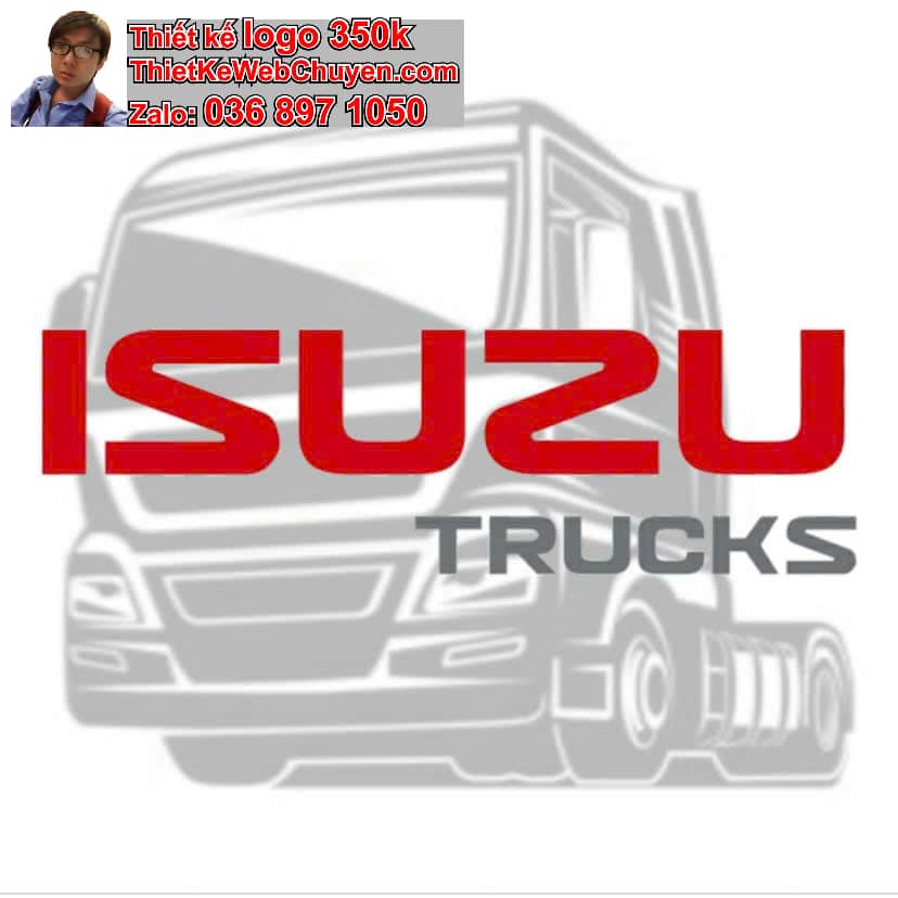 Thiết kế logo miễn phí bán xe oto Isuzu