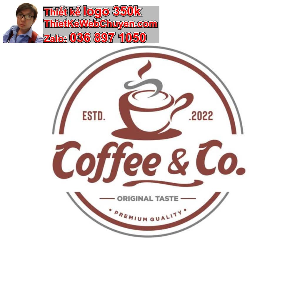 Thiết kế logo miễn phí cafe cà phê coffee