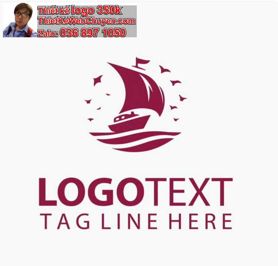 Thiết kế logo miễn phí cánh buồm 