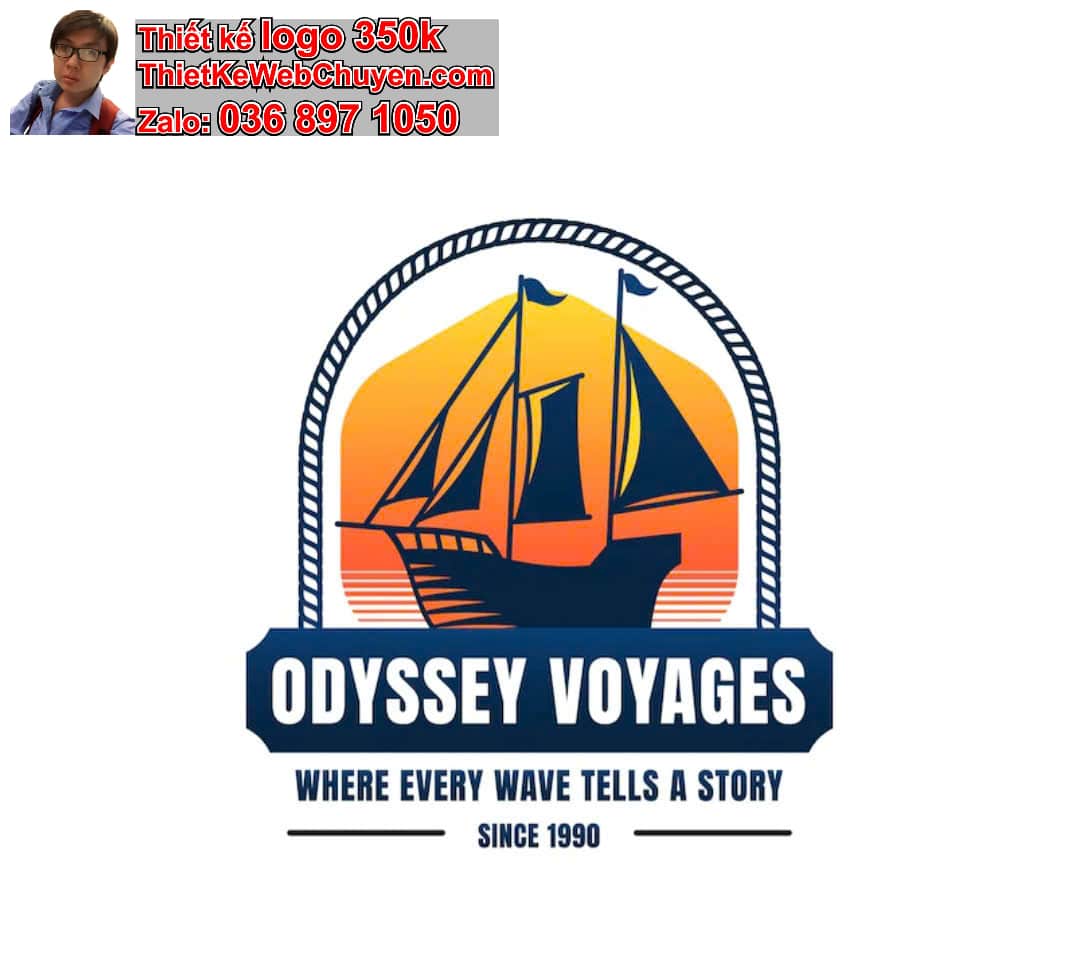 Thiết kế logo miễn phí cánh buồm 