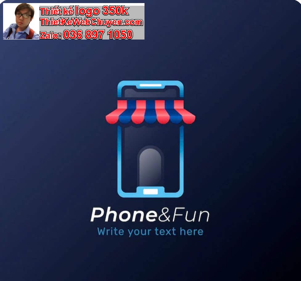 Thiết kế logo miễn phí cửa hàng điện thoại giá rẻ