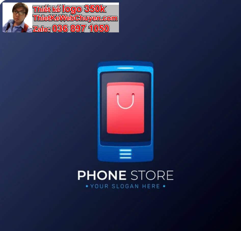 Thiết kế logo miễn phí cửa hàng điện thoại giá rẻ