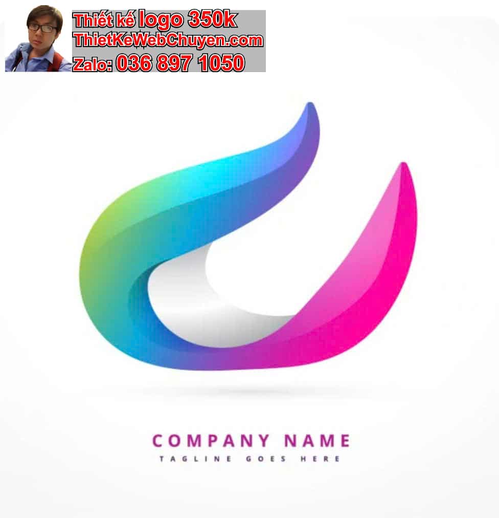 Thiết kế logo miễn phí gradient giá rẻ